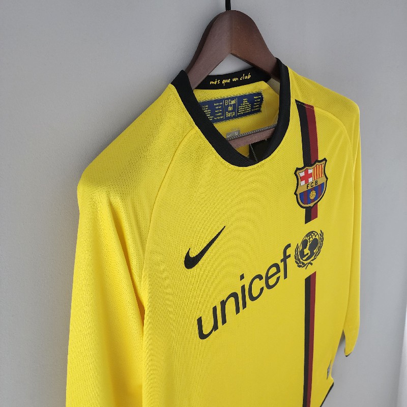 Retro long sleeve Barcelona 08/09 away - Image 6