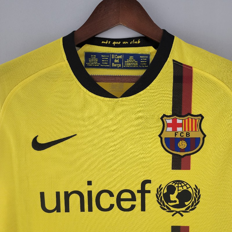 Retro long sleeve Barcelona 08/09 away - Image 2