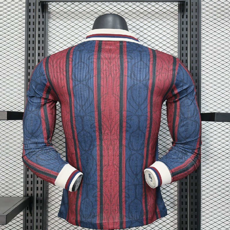 2025/26 Player Long Sleeve Barcelona home X 05 - Image 2